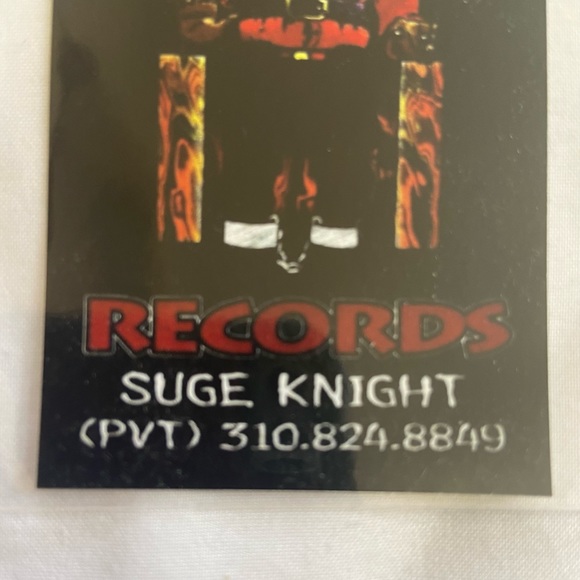 Suge Knight Death Row Records Business Card - Picture 4 of 5